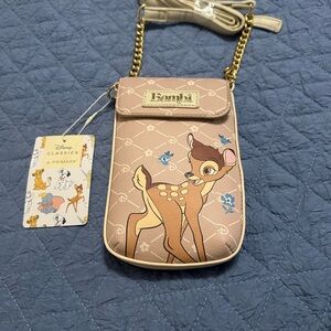 Disney Bambi Crossbody Bag - Pink and Tan